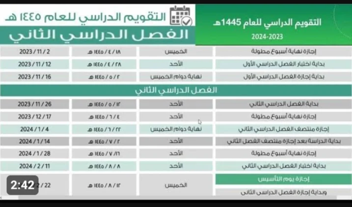 موعد الاختبارات النهائية في السعودية