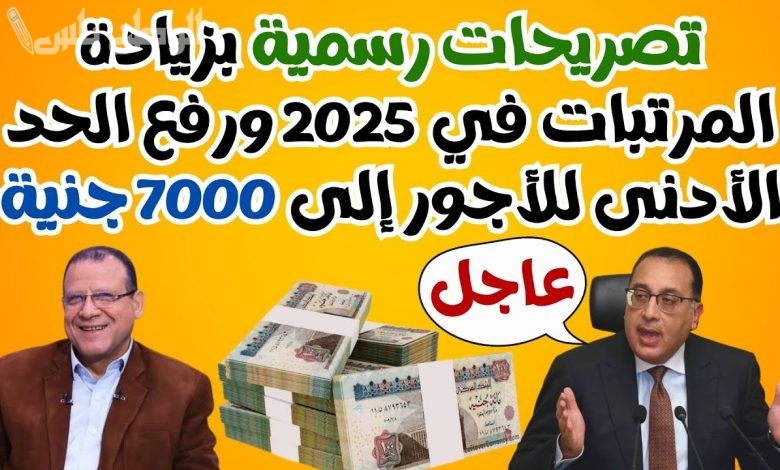 موعد صرف مرتبات شهر يناير 2025