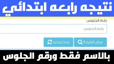 نتيجة الصف الرابع الابتدائي الترم الأول