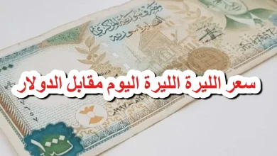 الدولار مقابل الليرة