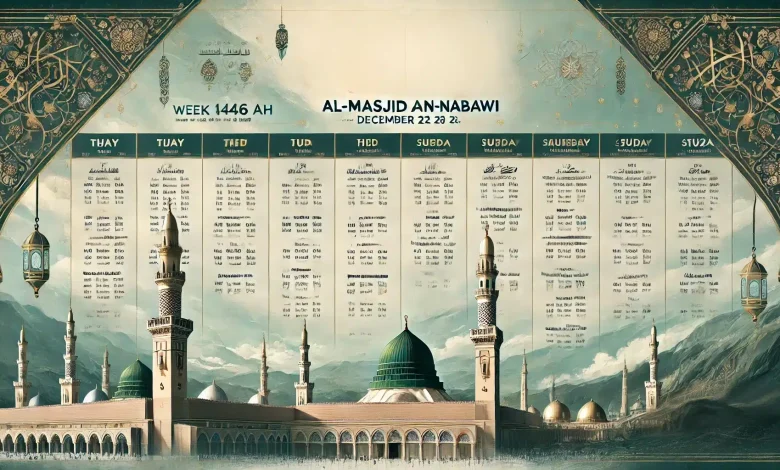 جدول الأئمة والمؤذنين بالحرم المكي لهذا الأسبوع