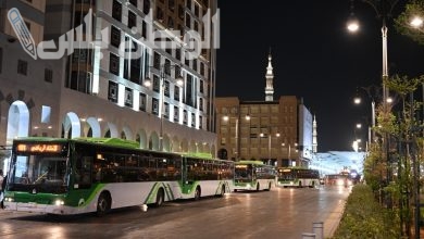 خدمات النقل الترددي في المدينة المنورة بداية رمضان