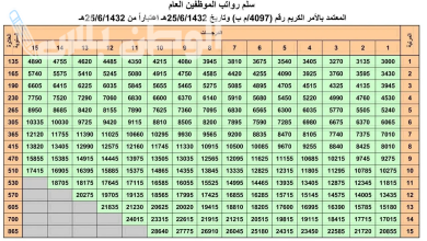 رفع الحد الأدنى لمرتبات السعوديين