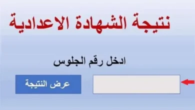 كيفية الاستعلام عن نتيجة الشهادة الإعدادية في الإسكندرية  الترم الأول