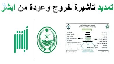 كيفية تمديد تأشيرة الخروج والعودة إلكترونياً