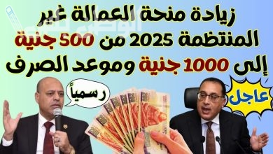 منحة العمالة غير المنتظمة