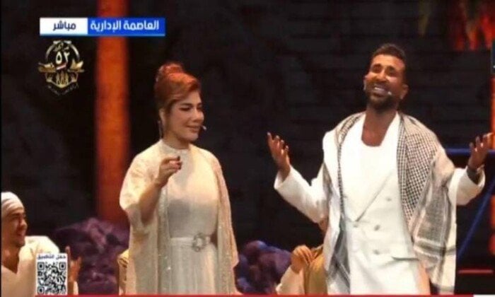 أحمد سعد وأصالة يقدمان عرضا غنائيا في احتفالية «وطن السلام» بحضور الرئيس السيسي