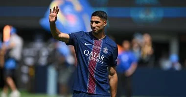 أشرف حكيمي راحة حتى 30 أكتوبر بفرمان من باريس سان جيرمان