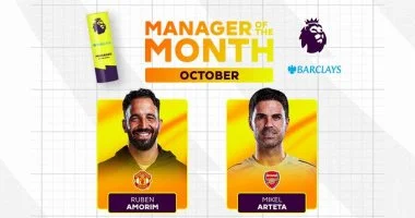 أموريم ينافس أرتيتا على جائزة أفضل مدرب فى شهر أكتوبر بالبريميرليج