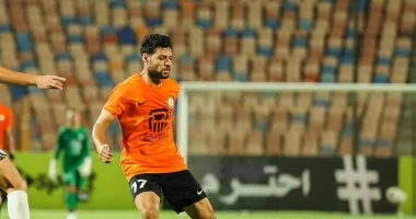 مصطفى شلبى يعلن إصابته بتمزق فى العضلة الخلفية بعد التعادل مع الزمالك