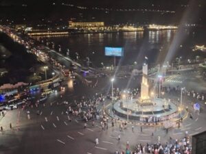 أهازيج شعبية وطقوس فرعونية.. المنيا تحتفل بافتتاح ميدان النيل المطور وسط حضور جماهيري كبير