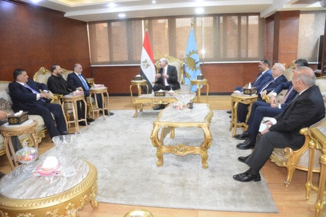 محافظ الغربية يستقبل أعضاء مجلس الشيوخ الجدد.. ويؤكد استمرار التعاون لخدمة المواطن