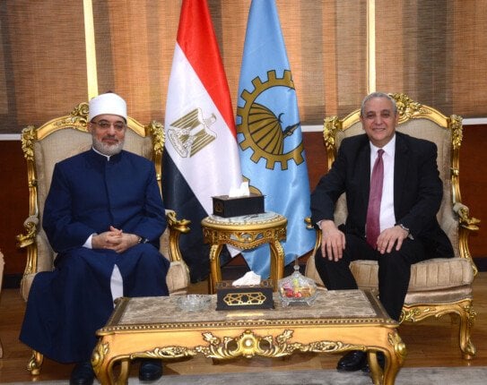 محافظ الغربية يستقبل مفتي الجمهورية لبحث سبل التعاون المشترك