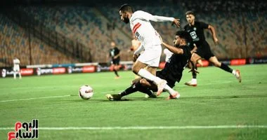 الزمالك يتعادل مع البنك الأهلى بهدف شيكو بانزا