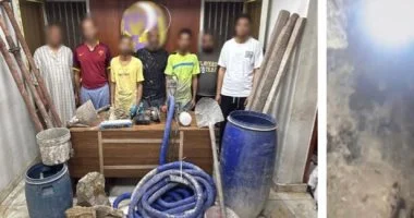 ضبط 7 أشخاص أثناء التنقيب عن الآثار فى عقار بعابدين