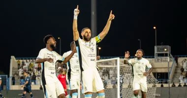 النصر ضد الاتحاد.. بنزيما يفتتح أهداف العميد فى الدقيقة 15.. فيديو