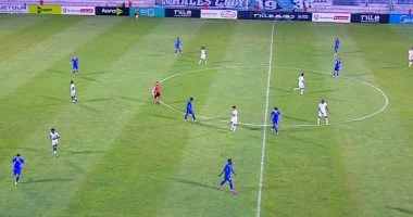 شوط سلبي بين سموحة وانبي فى بطولة الدورى