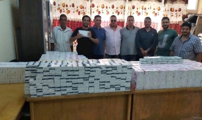 جمارك نويبع تحبط محاولتي تهريب كمية من الأدوية والسجائر الأجنبية