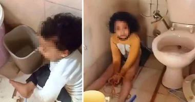 حجز المتهمة بتعذيب طفليها لحين ورود التحريات وتسليم الطفلين لشقيقة طليقها