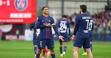 بريست ضد بي إس جي.. حكيمي يقود باريس سان جيرمان لاستعادة صدارة الدوري الفرنسي