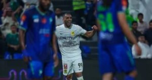 حمد الله مهدد بالغياب عن الشباب أمام الهلال في الدوري السعودي