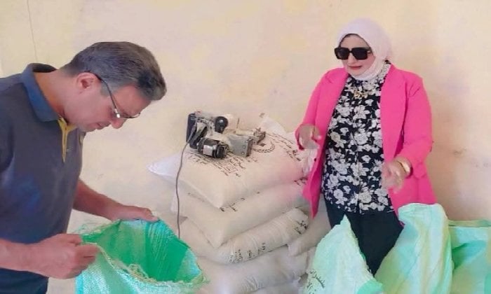 ضبط دقيق معاد تدويره وسلع مدعمة خلال حملة تموينية في مطروح