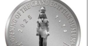 عملات تذكارية غير متداولة من خام الذهب والفضة توثق معالم المتحف المصري الكبير