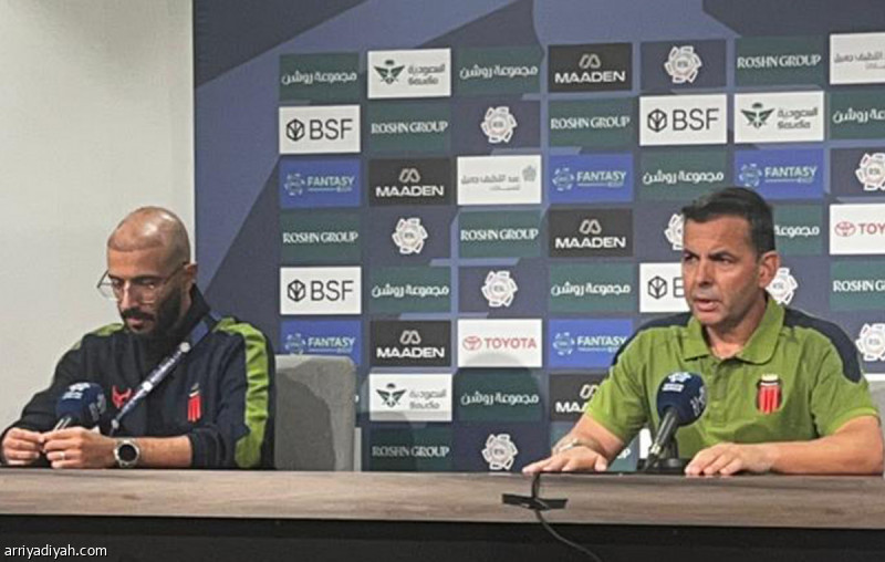 كاييخا: بالتعادل.. حققنا ما نريده
                                                2025.10.30 | 11:55 pm
                                                علَّق الإسباني خافيير كاييخا، مدرب فريق الرياض الأول لكرة القدم، على التعادل مع الأهلي، مساء الخميس في جدة، بالقول إنه حقق ما يريده من المباراة.
وانتهى لقاء الفريقين، ضمن سابع جولات دوري روشن السعودي، بهدفٍ لكل طرفٍ.
 ...