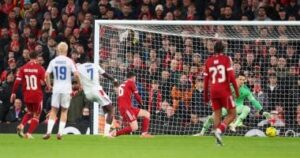 ملخص وأهداف مباراة ليفربول ضد كريستال بالاس فى غياب محمد صلاح