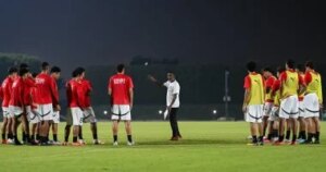 منتخب مصر للناشئين يواصل تدريباته استعدادا لكأس العالم.. صور