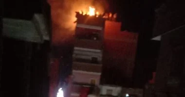 السيطرة على حريق نشب بسطح عقار بالقليوبية بدون خسائر بشرية