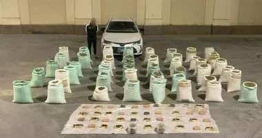 مطاردة بوليسية بالإسماعيلية.. قصة 47 جوال مخدرات بقيمة 95 مليون جنيه