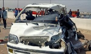 إصابة 6 أشخاص في حادث تصادم بين لوري وميكروباص غرب الإسكندرية