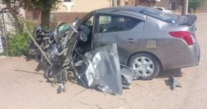 إصابة 3 أشخاص في حادث سيارة بطريق بنجا في طهطا