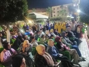 لمشاهدة افتتاح المتحف.. إقبال كبير من المواطنين على ساحة نادي بنها الرياضي