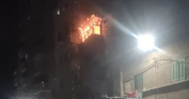 مصرع شخص وإصابة 2 آخرين إثر حريق داخل شقة سكنية فى مدينة 6 أكتوبر
