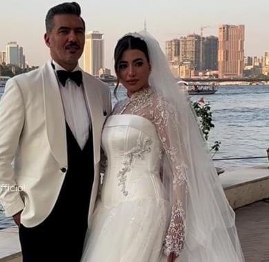 زفاف أسطوري في قلعة صلاح الدين.. هايدي موسى تتألق بالأبيض وتحتفل بزواجها من الإعلامي محمد غانم