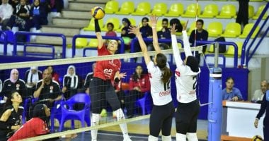 فوز الأهلي والزمالك فى سادس جولات دورى سيدات الطائرة