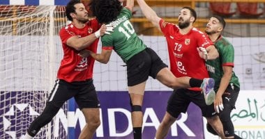 الأهلي يهزم سبورتنج  ويتأهل لمواجهة سموحة في نهائي سوبر اليد