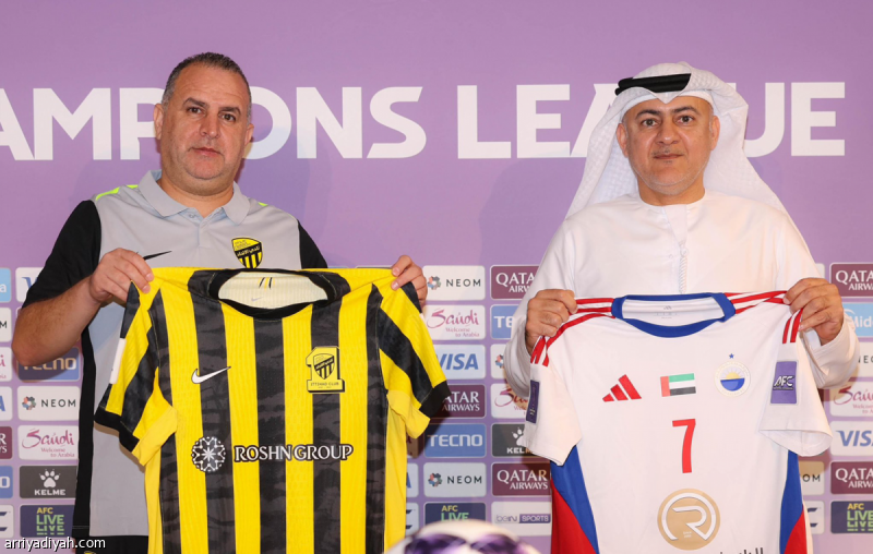 الاتحاد يختار الطقم الأساسي.. والشارقة بالأبيض
                                                2025.11.03 | 04:51 pm
                                                يظهر فريق الاتحاد الأول لكرة القدم بالطقم الأساسي أمام ضيفه الشارقة، الثلاثاء، ضمن الجولة الرابعة من تصفيات «الغرب» لدوري أبطال آسيا للنخبة، على ملعب «الإنماء» بمدينة الملك عبد الله الرياضية في جدة.
واختار الاتحاديون  ...