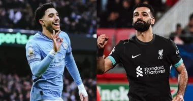 التشكيل المتوقع لمباراة مانشستر سيتي ضد ليفربول.. موقف صلاح ومرموش