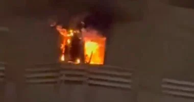 السيطرة على حريق شقة سكنية فى مصر الجديدة.. صور