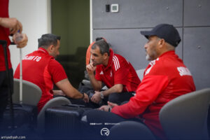 الأهلي أول انتصارات الشارقة مع النمر
                                                2025.11.25 | 01:22 am
                                                حقق فريق الشارقة الإماراتي الأول لكرة القدم انتصاره على الأهلي، مساء الاثنين، تحت قيادة المدرب المكلّف عبد المجيد النمر، الذي حلَّ الأسبوع الماضي خلفًا للصربي ميلوش ميلوييفيتش.
وكسِب الشارقة حاملَ اللقب بنتيجة 1ـ0، على ...