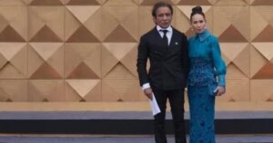 أول ظهور للمهندس أحمد عز وزوجته فى حفل افتتاح المتحف المصرى الكبير