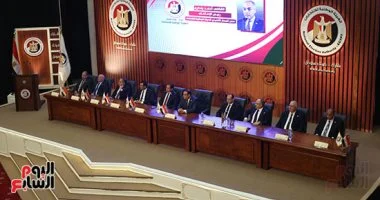 مؤتمر الهيئة الوطنية لمتابعة تصويت المصريين بالمرحلة الثانية لانتخابات النواب