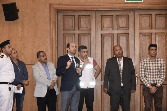 انطلاق فعاليات اليوم الثاني من التدريب العملي «صقر 155”» ببورسعيد لمجابهة الأزمات والكوارث