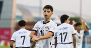 بلال عطية يتقدم لمنتخب الناشئين أمام هايتي في الدقيقة الثالثة