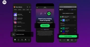 تحديث جديد لـ Spotify يتيح نقل القوائم داخل التطبيق عبر دمج TuneMyMusic