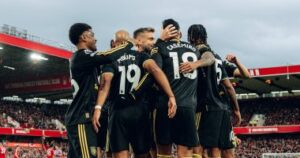 ملخص وأهداف مباراة نوتينجهام فورست ضد مان يونايتد في الدوري الإنجليزي