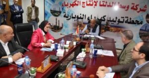 وزير الكهرباء يتفقد محطة توليد النوبارية بمحافظة البحيرة